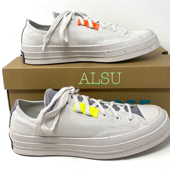 Converse Chuck 70 Canvas Pale Putty Gray Casual Womens Size Sneakers 168618C - Picture 3 of 10